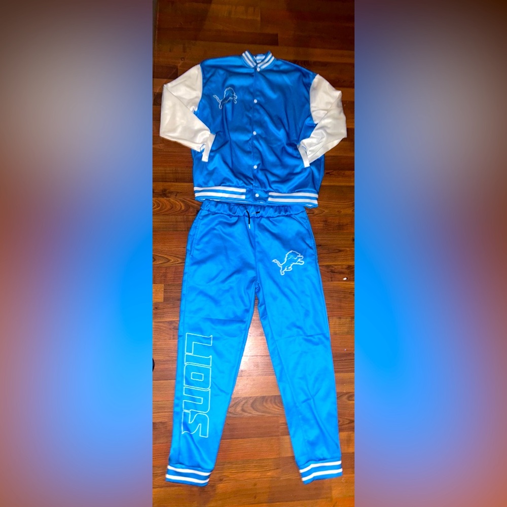 Detroit, Detroit Lions, jacket and pants set